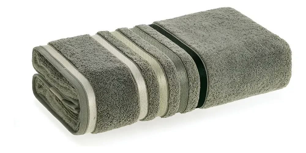 Toalha De Banho Lumina Karsten Fio Penteado 500g/m² Cor VERDE EUCALIPTO