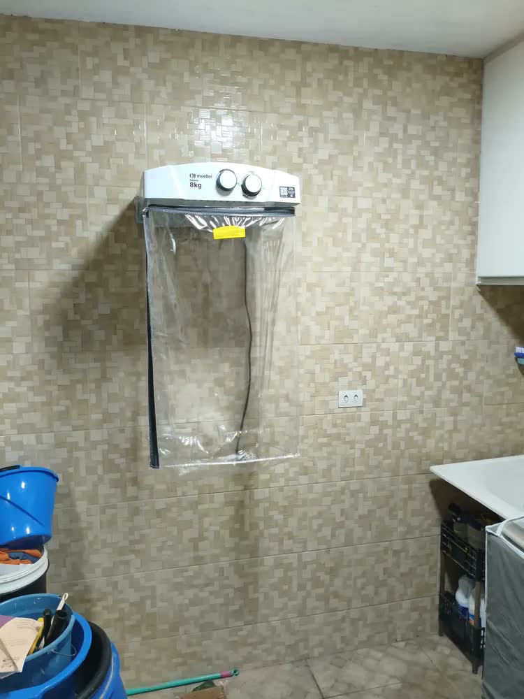 foto de Secadora De Parede Mueller Solaris Timer 120 Minutos 8 Kg Cor Branco