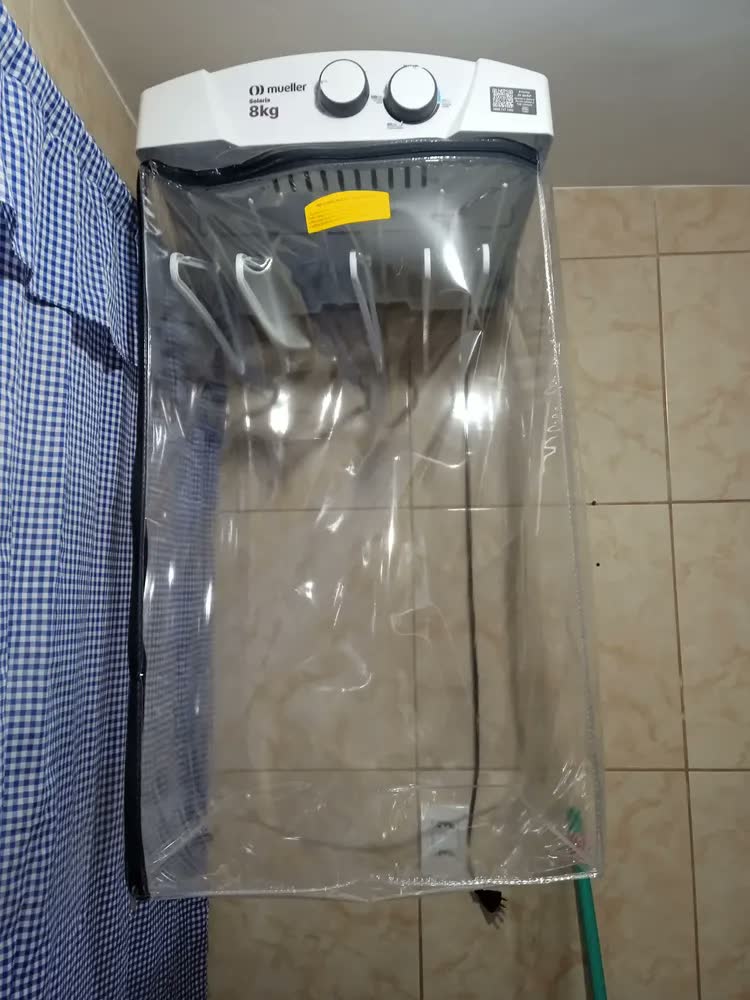 foto de Secadora De Parede Mueller Solaris Timer 120 Minutos 8 Kg Cor Branco