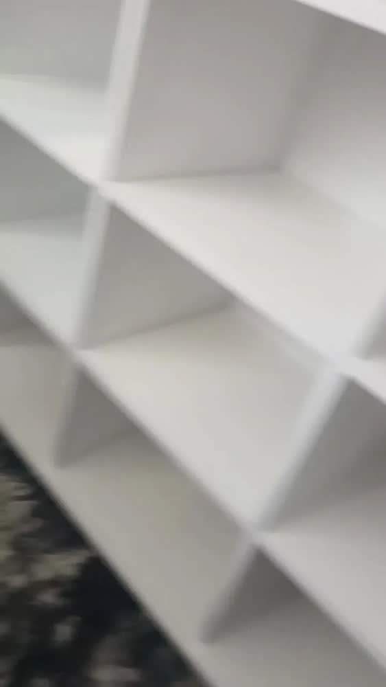 foto de Nicho Organizador E Estante Livros Industrial Com Rodizios Branco