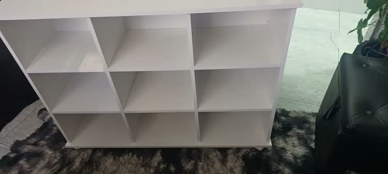 foto de Nicho Organizador E Estante Livros Industrial Com Rodizios Branco