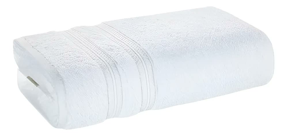 Toalha De Banho Gigante Karsten Unika Algodão 86x150 Cor Branco