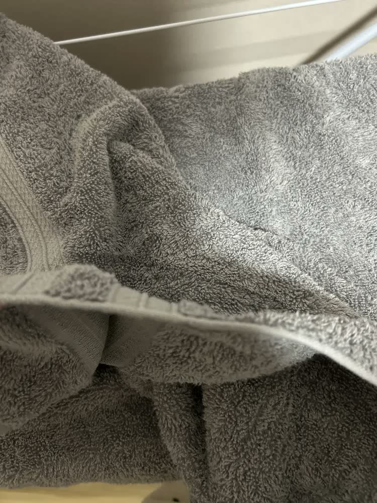 foto de Toalha Banho Gigante Karsten Unika Cinza Urbano 100% Algodão 150x86cm