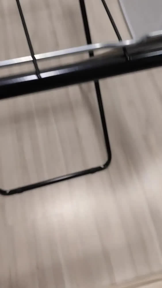 foto de Varal de Chão Dobrável Mor com Asas, para Secar Roupa, Branco