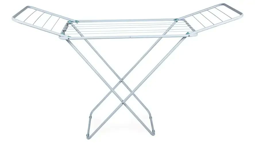Varal de Chão Dobrável Mor com Asas, para Secar Roupa, Branco