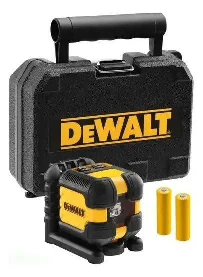 Nível a Laser Dewalt Linhas Vermelhas Modelo DW08802 Até 12m com Maleta de Ferramentas