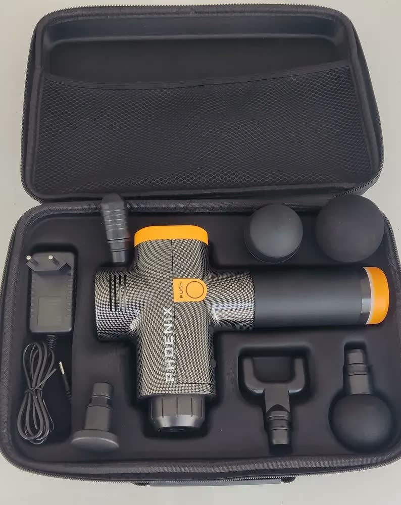 foto de Massageador Elétrico Phoenix A2 Profissional Digital Cor Preto