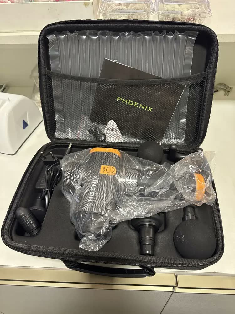 foto de Massageador Elétrico Phoenix A2 Profissional Digital Cor Preto