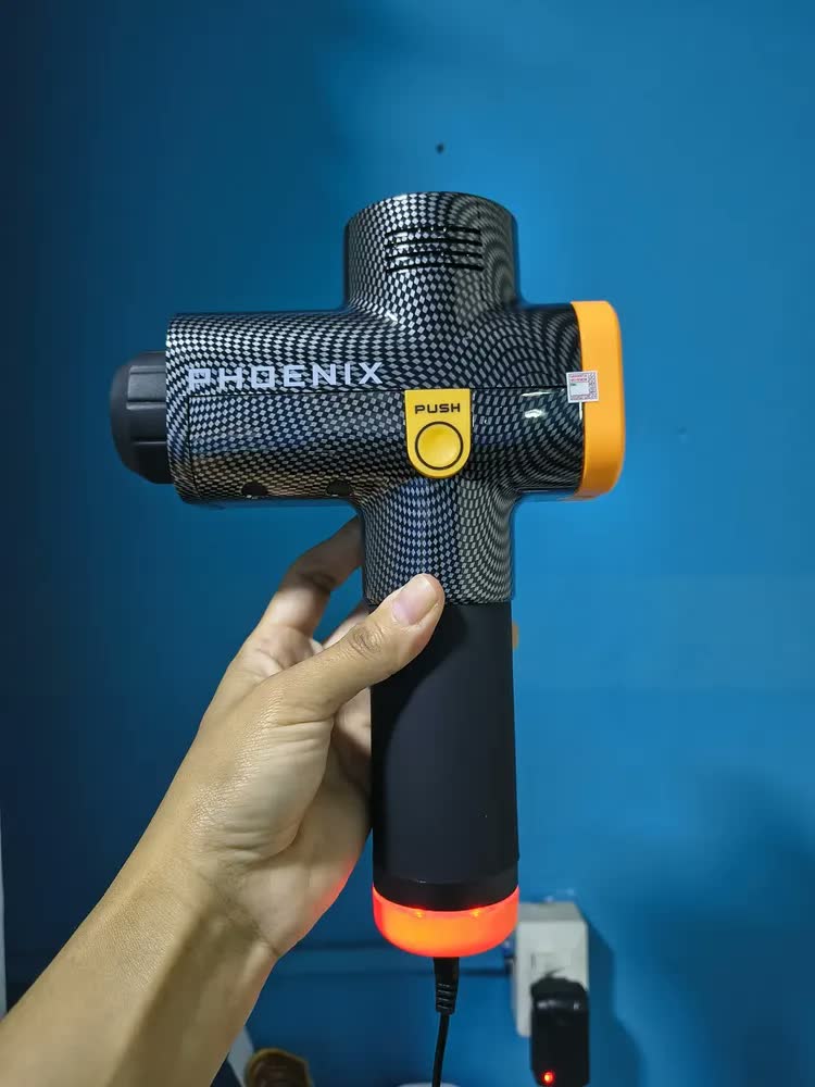 foto de Massageador Elétrico Phoenix A2 Profissional Digital Cor Preto