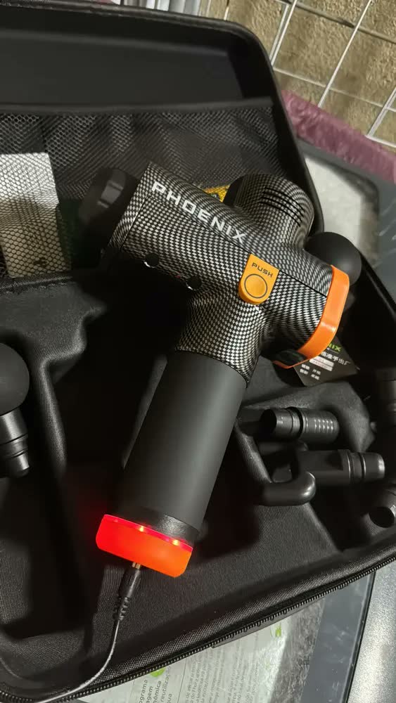 foto de Massageador Elétrico Phoenix A2 Profissional Digital Cor Preto