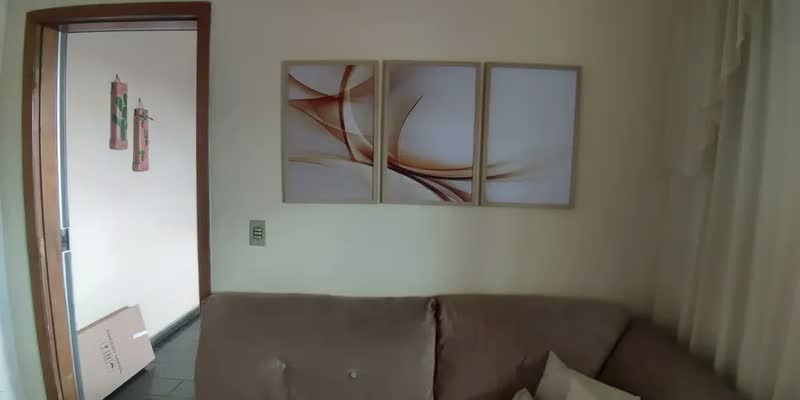 foto de Quadro Decorativo Abstrato Traços Marrom Moderno Sala Quarto