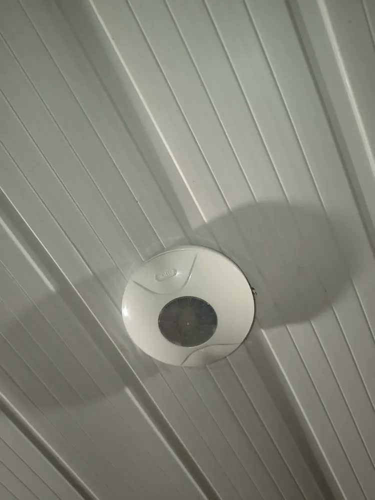 Sensor de Presença Exatron Teto SPTONI Redondo Branco 360° 7m Fotocélula