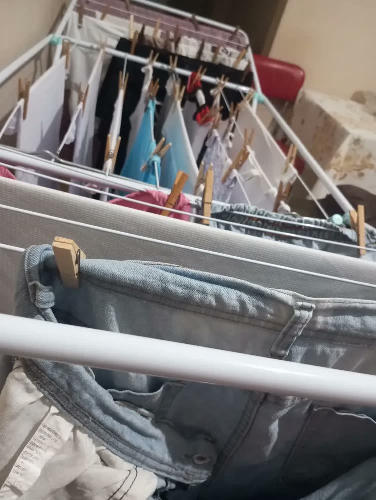 foto de Varal De Chao Maxxi Grande Com Abas 174 Cm Dobravel Retratil Mor
