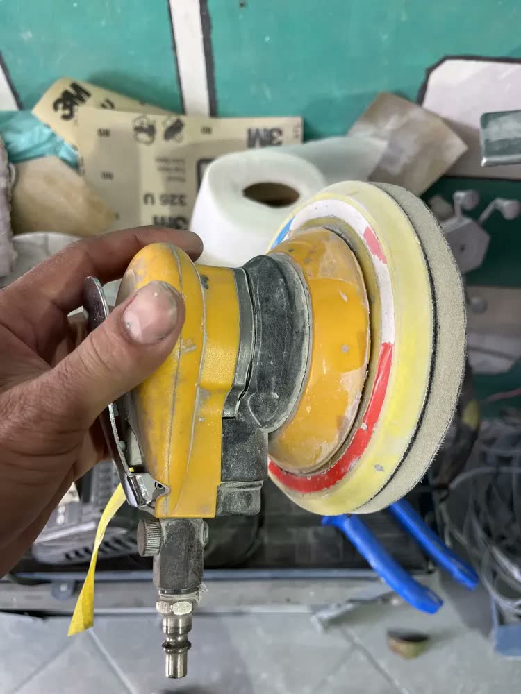 foto de Lixadeira Roto Orbital 6 Polegadas Pneumatica Ml90 Malong