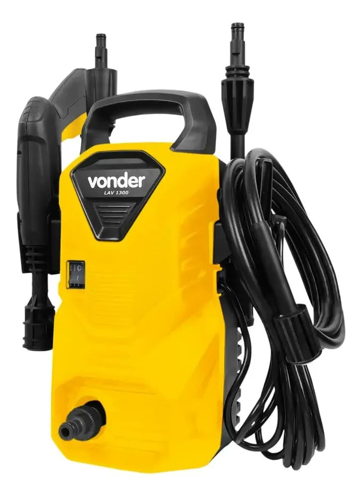 Lavadora De Alta Pressão 1300 Libras - Vonder Cor Amarelo Frequência 60 Hz