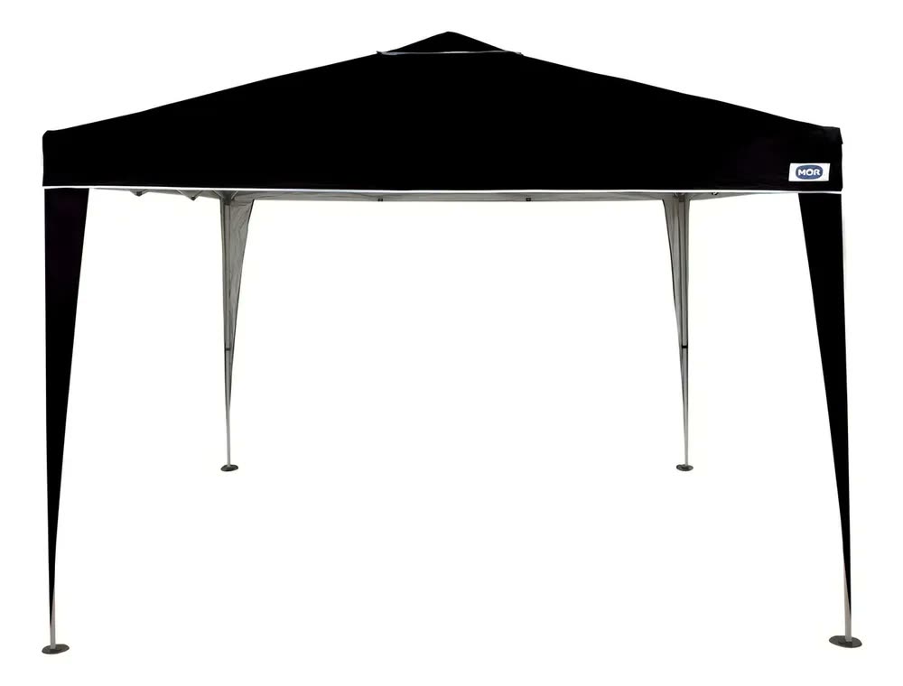 foto de Mor 3x3 Articulado X-Flex tenda gazebo dobrável sanfonada 3x3m cor preto