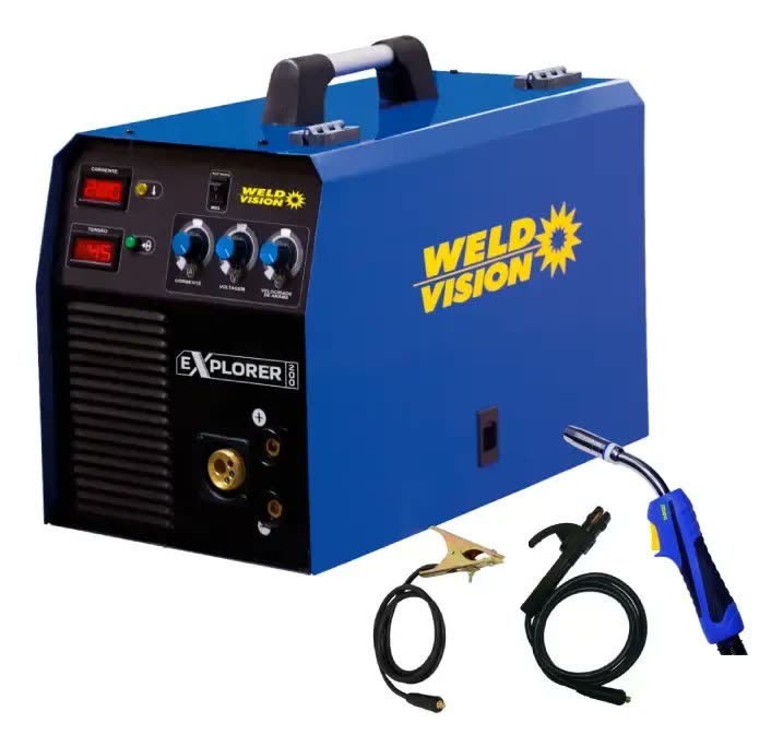 Inversora De Solda Multiprocesso 200a Weldvision Explorer