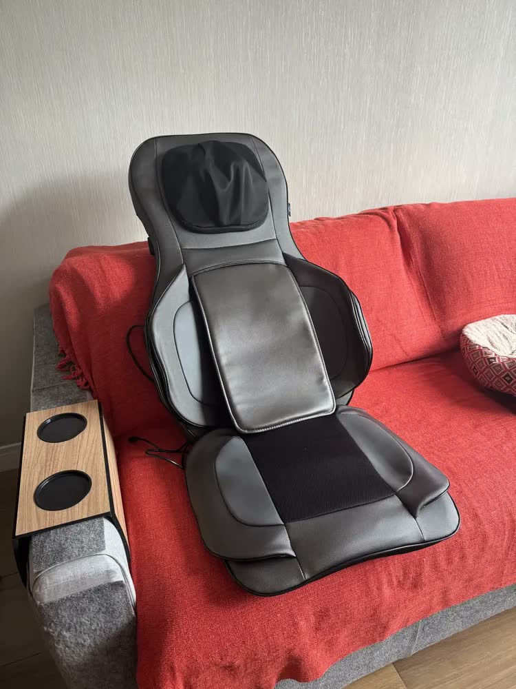 foto de Assento Massageador Shiatsu Compressão Aquece 3d Relaxmedic