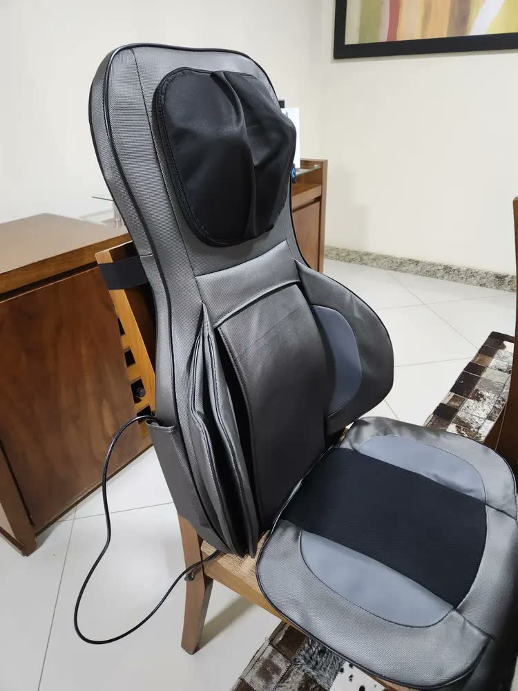 foto de Assento Massageador Shiatsu Compressão Aquece 3d Relaxmedic