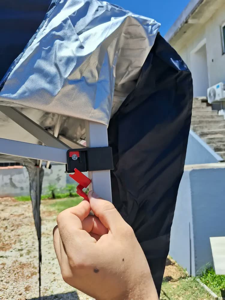 foto de Mor Sanfonado X-Flex gazebo dobrável 2.5m x 3m x 3m Azul