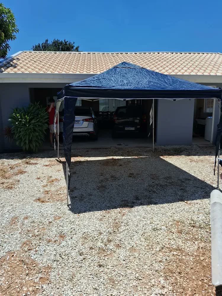 foto de Mor Sanfonado X-Flex gazebo dobrável 2.5m x 3m x 3m Azul