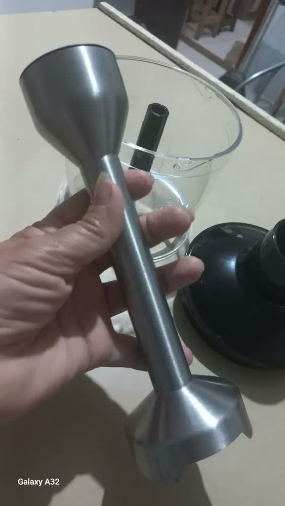 foto de Mixer Philco Pmx2000 3 Em 1 Inox 800w Inox Preto - Processador, Batedor e Liquidificador