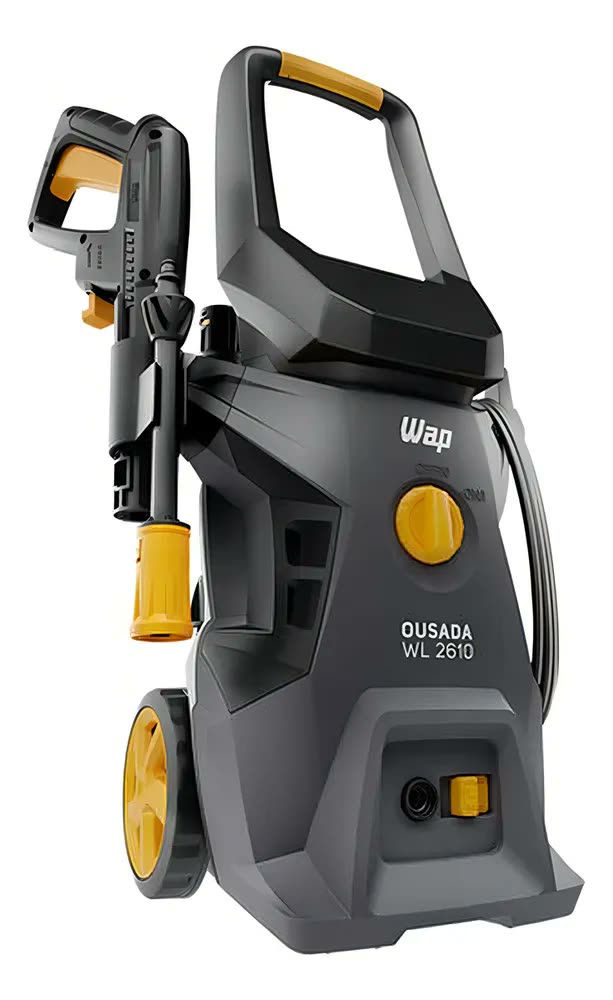 Lavadora De Alta Pressão Wap Ousada Wl 2610 1500w E 1750psi Cor Cinza e amarelo Frequência 60 Hz 110V