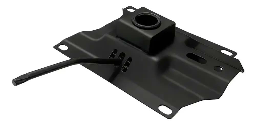 Flange Escritex para Cadeira Escritório Begônia 17x14,5 Aço Inox Preta