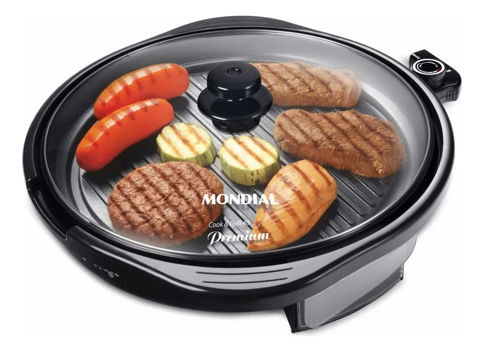 Grill Redondo Cook & Grill 40, Mondial, 1270W - G-03