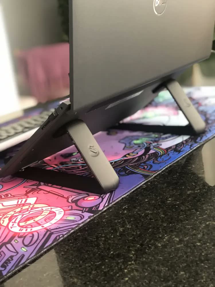 foto de Suporte Notebook Laptop Universal Apoio De Mesa Levantar