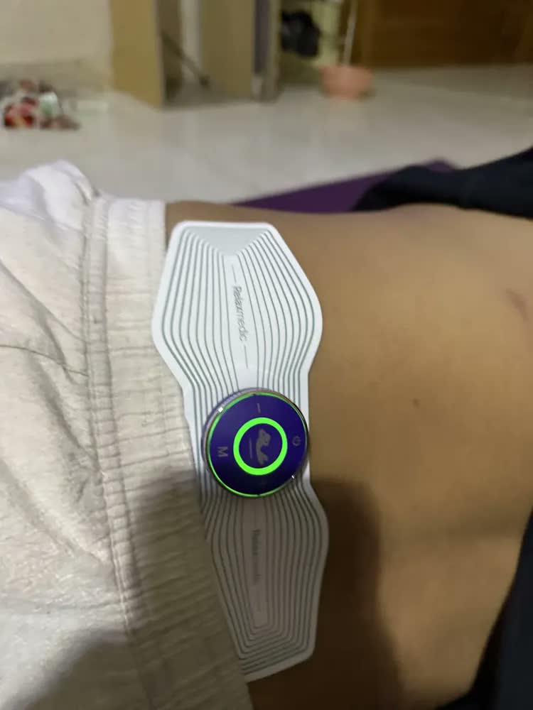 foto de Massageador Portátil Fisio Tens Control Anvisa Eletrochoque Cor Cinza