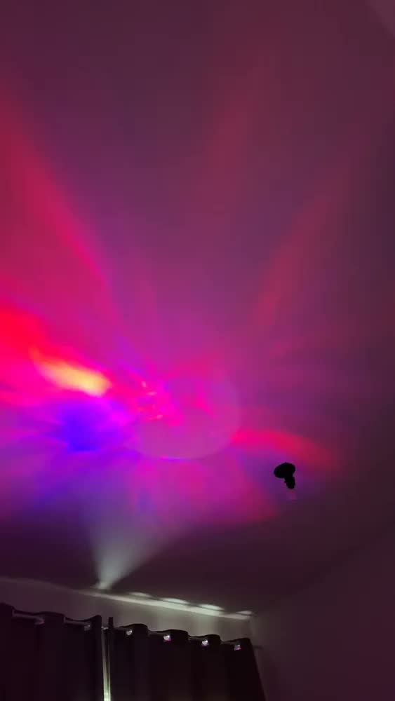 foto de Projetor Astronauta Lua Galaxia Infantil Abajur Led Menino Cor da cúpula Preto Cor da estrutura Branco