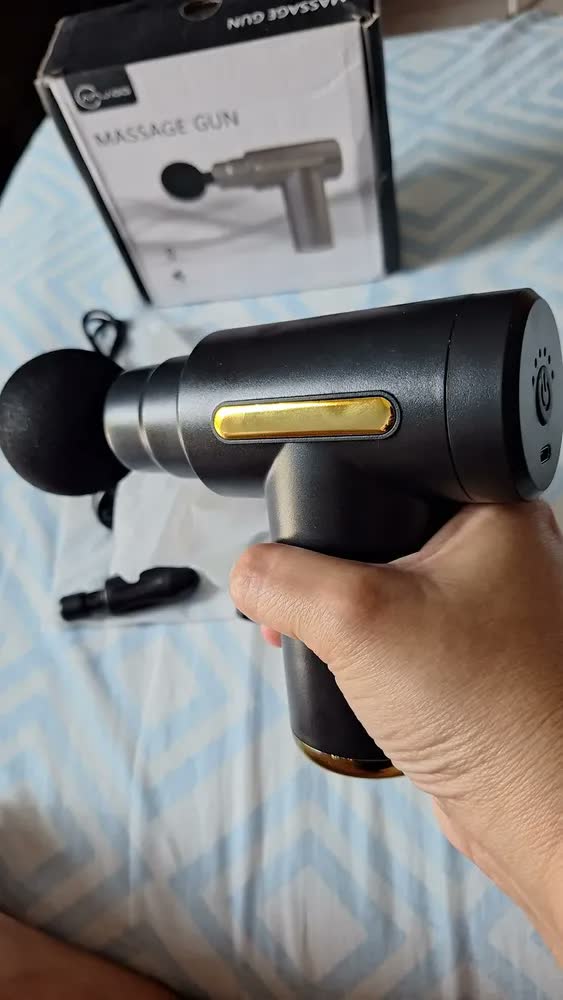 foto de Massageador Pistola Elétrico Profissional Muscular Portátil Cor Sortidas