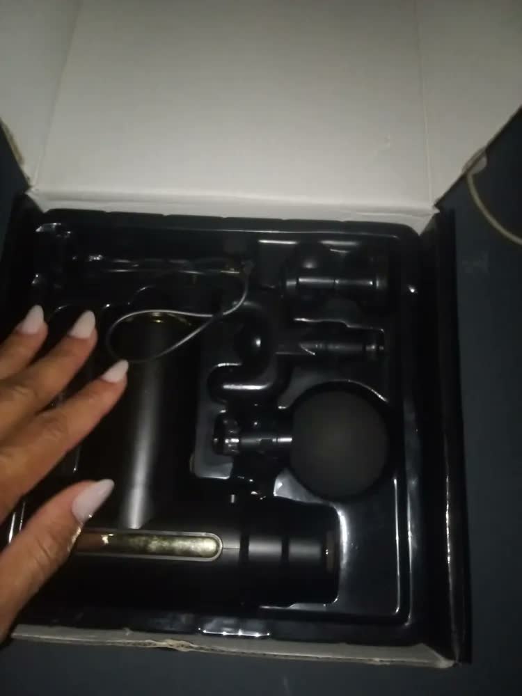 foto de Massageador Pistola Elétrico Profissional Muscular Portátil Cor Sortidas