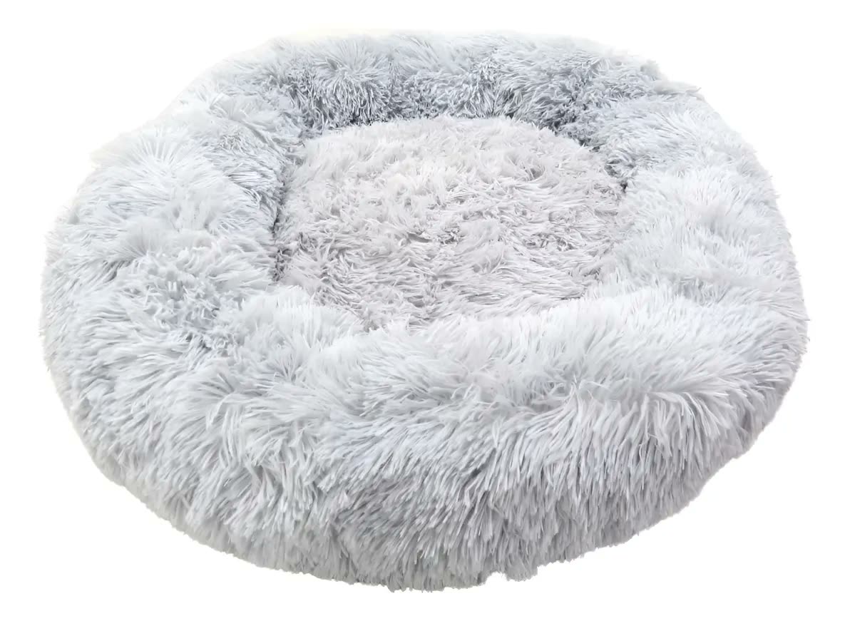 Cama Nuvem Pet Luxo Redonda Pelúcia 80cm Caminha G Cães