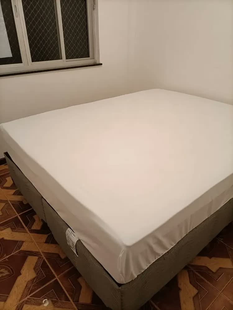 foto de Jogo De Lençol Queen Size 4 Peças 400 Fios Algodão - Percal Cor Rosê Desenho Do Tecido Liso