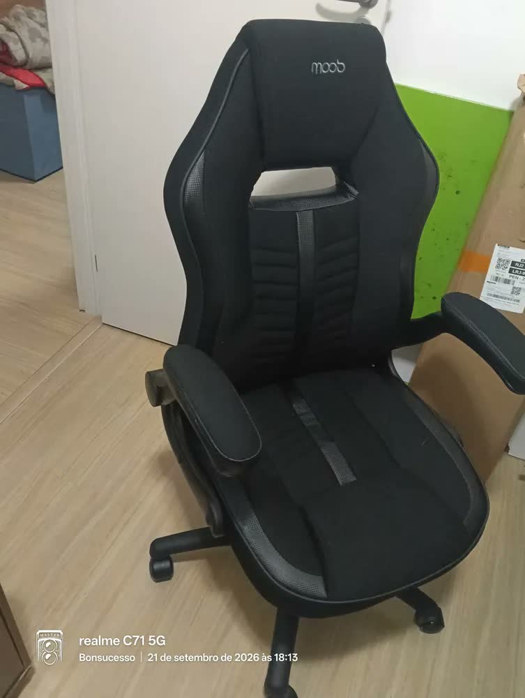 foto de Cadeira De Escritório Presidente Moob Force Giratória