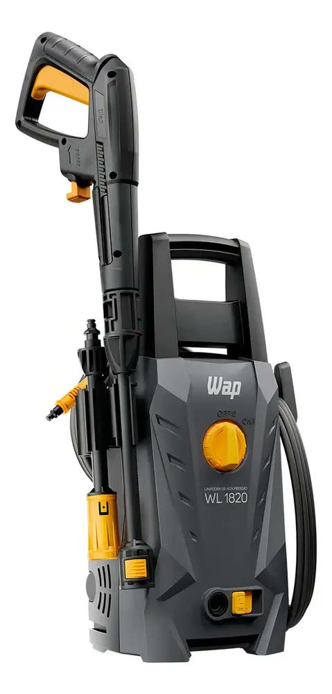 Lavadora de Alta Pressão WAP WL 1820 com Stop Total, Jato Leque e Concentrado
