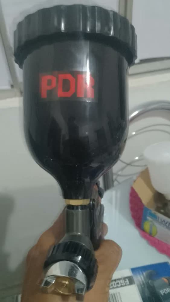 foto de Pistola De Pintura Hvmp Pdr Pro-531p Bico 1,2mm 600ml P31p