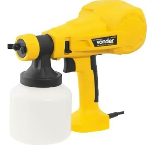 Pistola Elétrica Pintura W550 Hvlp 120v Pev400 Vonder
