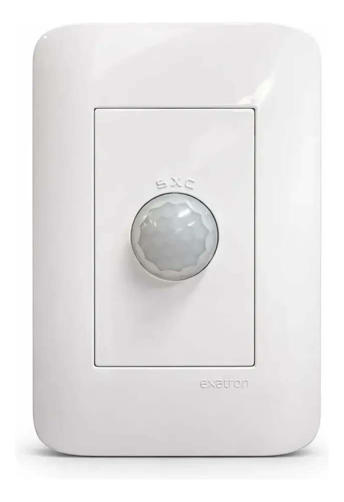 Sensor de Presença Exatron X-Control com Fotocélula para Iluminação de Parede 4x2 Bivolt