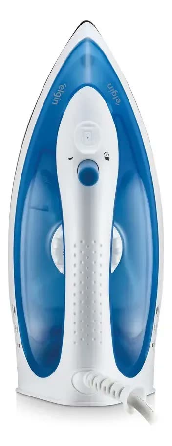 Ferro De Passar Iron Press 110v Elgin - Base Antiaderente Azul-claro