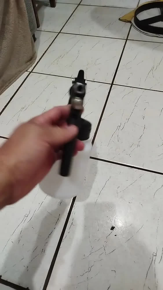 foto de Pistola De Pintura C/ Caneca Plástica Ar Direto Ppv90 Vonder