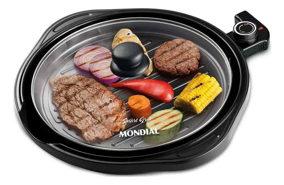 Grill Redondo Smart Grill 30cm, Mondial, 1200W - G-04