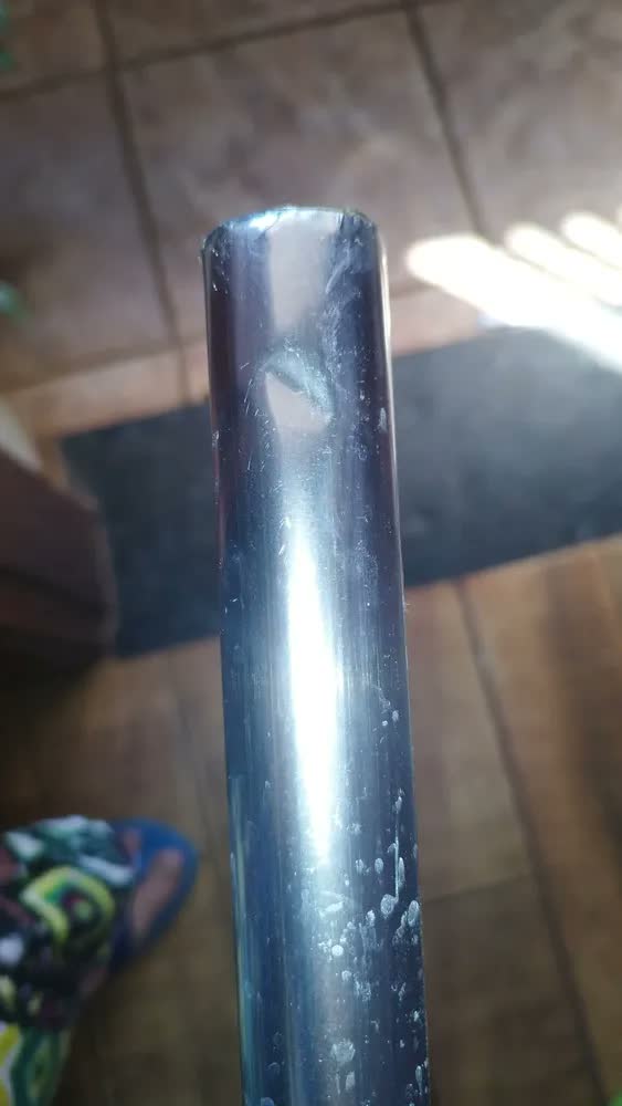 foto de Varão de Cortina 2,00 metros 28mm Cromado Prateado Kit Completo Blackout Voil