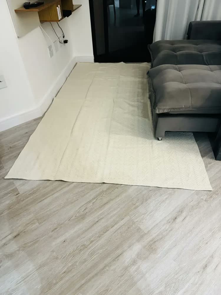 foto de Tapete Sala Mandacaru Algodão Conforto e beleza Prático Pode ser lavado na máquina 1,50 x 2,00 + Brinde Tendência