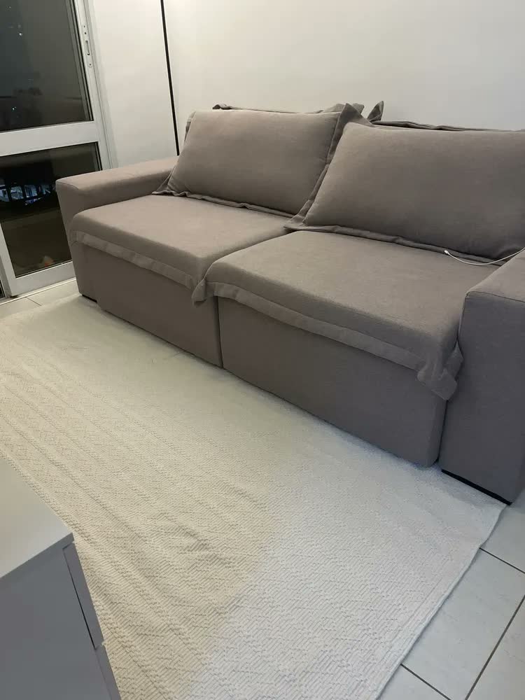 foto de Tapete Sala Mandacaru Algodão Conforto e beleza Prático Pode ser lavado na máquina 1,50 x 2,00 + Brinde Tendência