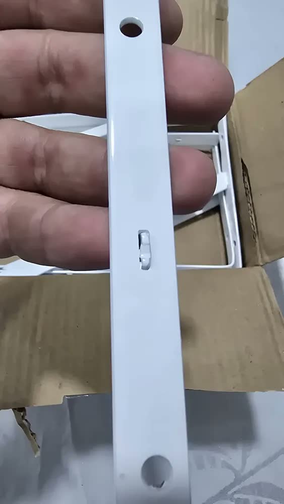 foto de 12x Suporte Mão Francesa Cantoneira Prateleira 25cm - C/ Kit Cor Branco