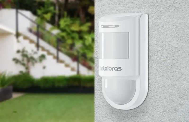 foto de Sensor Intelbrás Infravermelho Pet Ivp300pet 35kg 12x12m