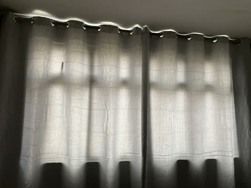 foto de Cortina 2.00 x 1.80 m Blackout Blecaute Avelã Corta Luz Em Tecido Grosso Para Quarto E Sala Casa Laura Enxovais